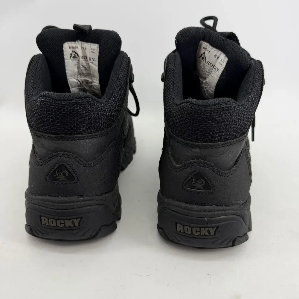 Rocky Extremium Safety Toe Boots Mens Size 8.5 Black Work Slip Resistant Combat